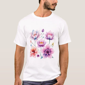 T-shirt Blossoms vibrants en fleurs