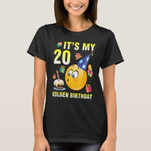 T-shirt Blow Candle Cake Happy To Me You C'est My 20 Golde