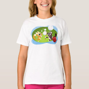 T-shirt BLOWING BUBBLES CATS de Jeff Willis