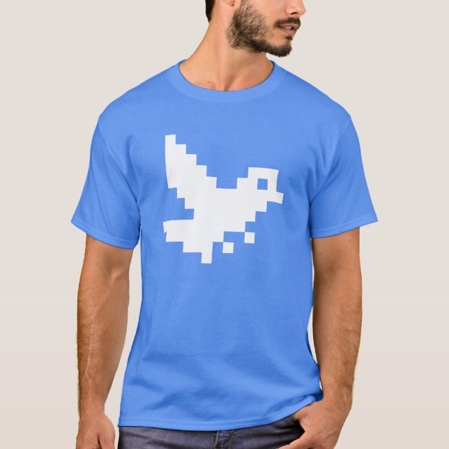 T-shirt Bloxels Pigeon (Devant)