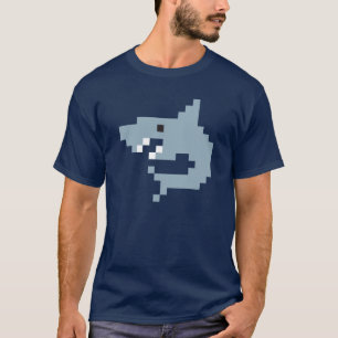 T-shirt Bloxels Shark
