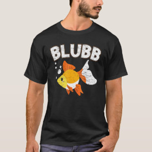 T-shirt Blubb Poisson Rouge Aquariophile Aquariophilie