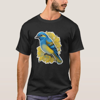 T-shirt Blue Bird rétro
