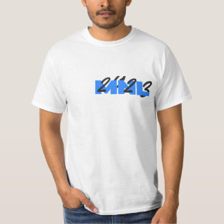 T-shirt Blue black