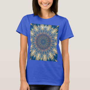 T-shirt Blue Chakra Kaleidoscope Thunder_Cove