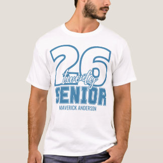 T-shirt Blue Class of 2026 Graduation