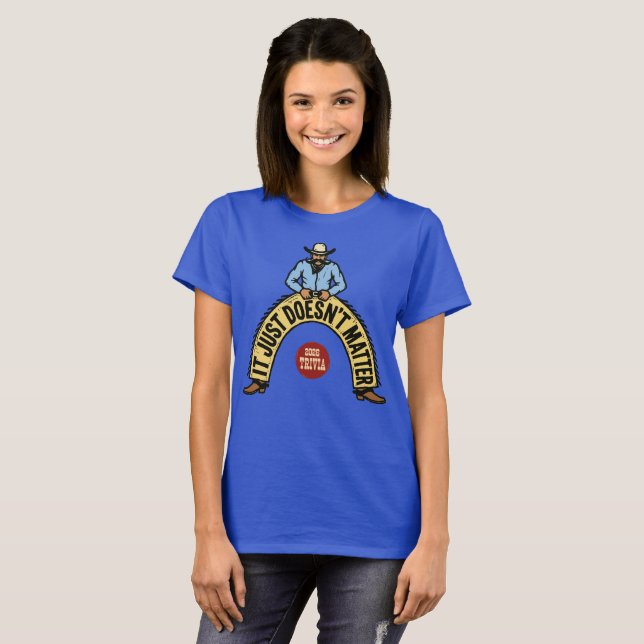 T-shirt Blue Cowboy Women's (Devant entier)