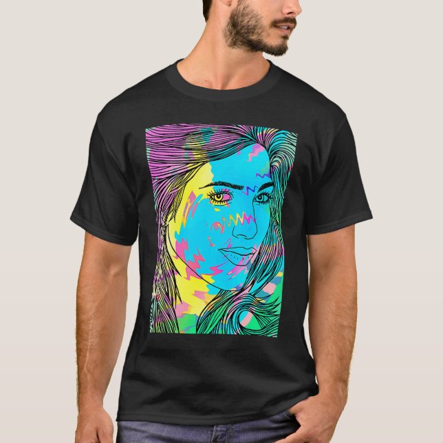 T-SHIRT BLUE DIVING GIRL (Devant)