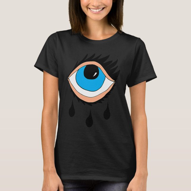 T-shirt Blue Eyes Black tears (Devant)