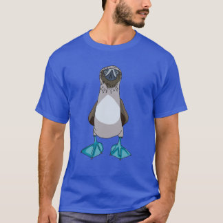 T-shirt Blue Footed Booby Cartoon