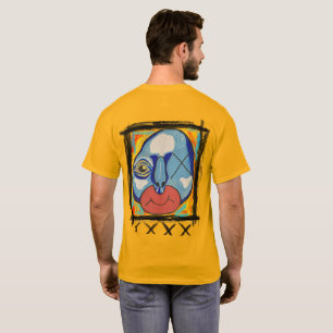 T-shirt Blue Guy médias mixtes