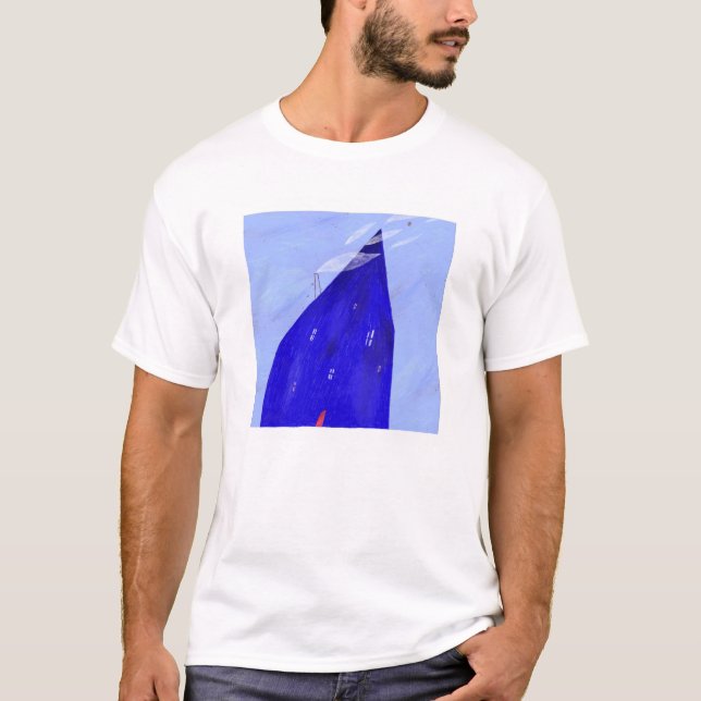 T-shirt Blue house (Devant)