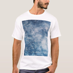 T-shirt Blue Jeans Denim, Arrière - plan texturé.