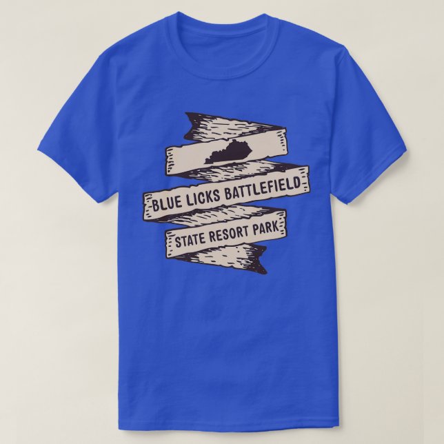 T-shirt Blue Licks Battlefield State Park Kentucky KY Wild (Design devant)