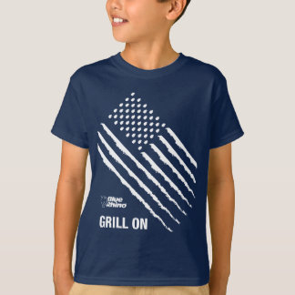T-shirt Blue Rhino "American Flag : Grill On" Kid's