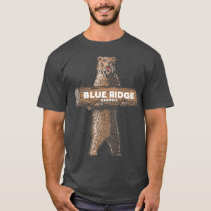 T-shirt Blue Ridge Georgia GA Growling Bear Vacation Souve