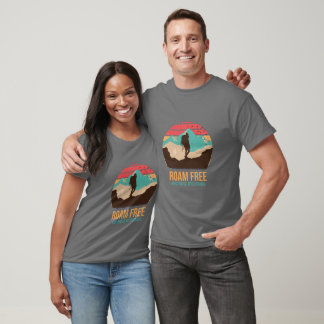 T-shirt Blue Ridge Mountain Roam Randonnée libre Chemise e