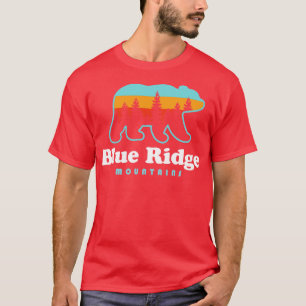 T-shirt Blue Ridge Mountains Bear Randonnées Mountains App