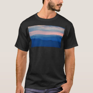 T-shirt Blue Ridge Mountains Vue De Sharp Top Baseball