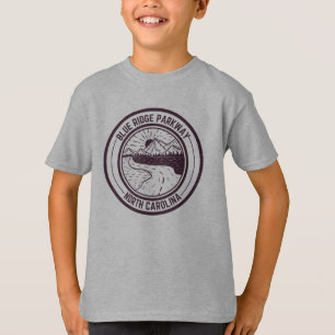 T-shirt Blue Ridge Parkway Pittoresque Byway Virginia Nort