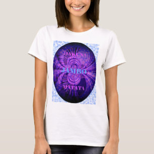 T-shirt Blue Sky Hakuna Matata Kenya Giraffe Tissé Art C