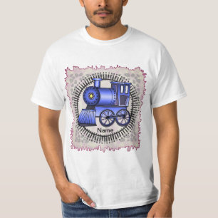 T-shirt Blue Train