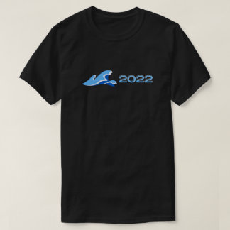 T-shirt Blue Wave 2022