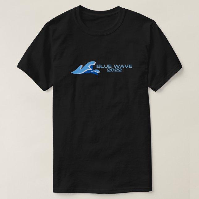 T-shirt Blue Wave 2022 (Design devant)