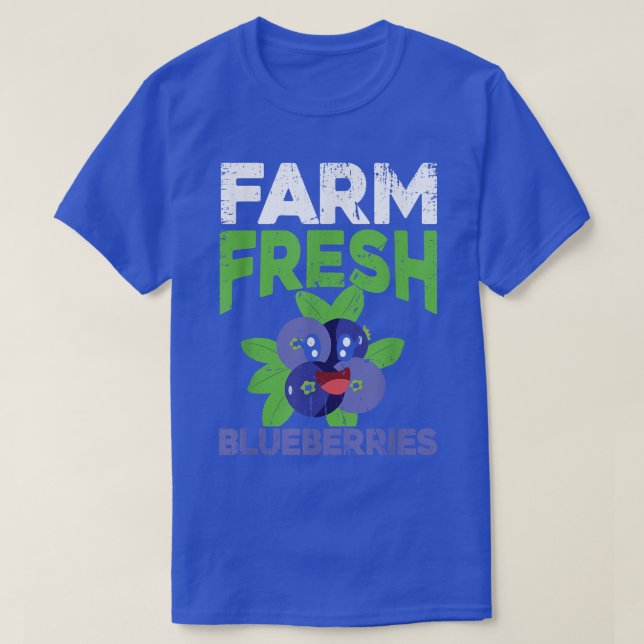 T-shirt Blueberries Graphics Blueberry Lover Farmer Bluebe (Design devant)