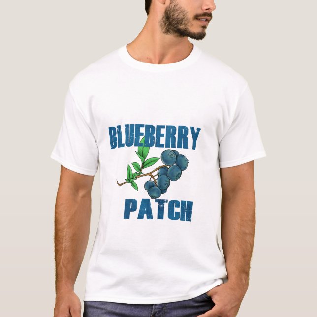 T-SHIRT BLUEBERRY PATCH (Devant)
