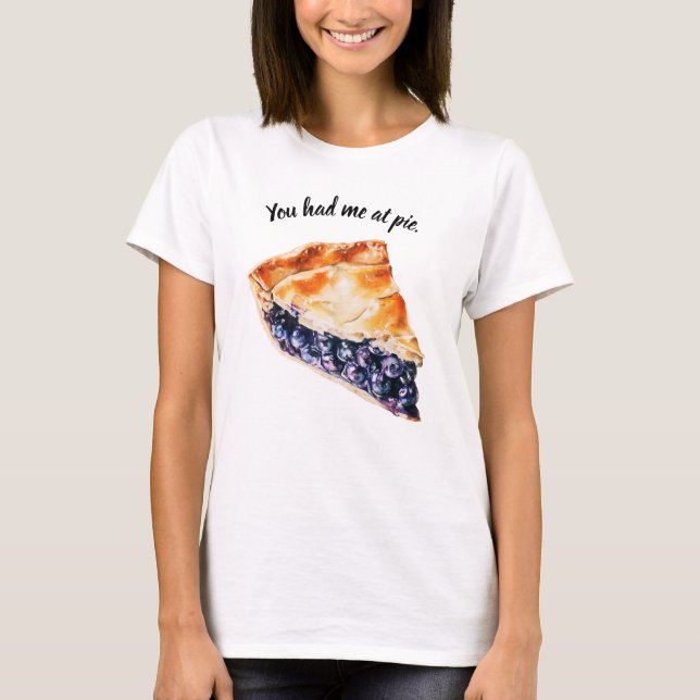 T-shirt Blueberry Pie (Devant)