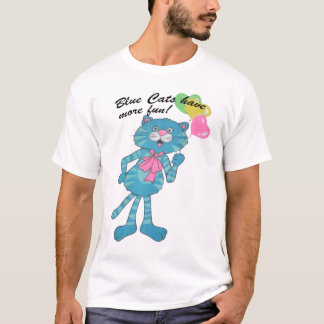 T-shirt bluecatshave