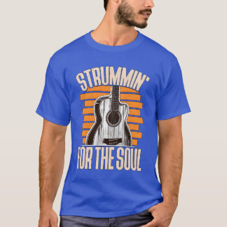 T-shirt Bluegrass Music Strummin' Pour L'Amoureux De La Mu
