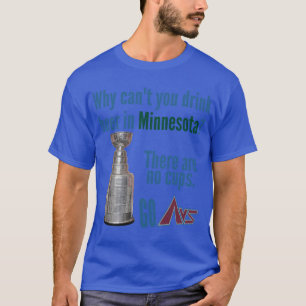 T-shirt BlueGreen Colorado contre Minnesota Hockey 2 Coupe