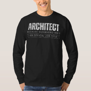 T-shirt Blueprint Hero Chronicles : Architecte - Parce Que