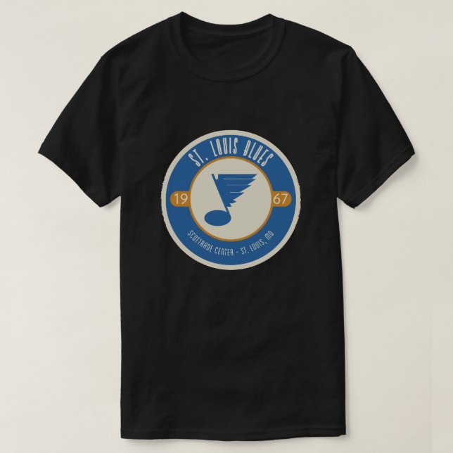 T-shirt Blues de hockey St-Louis (Design devant)