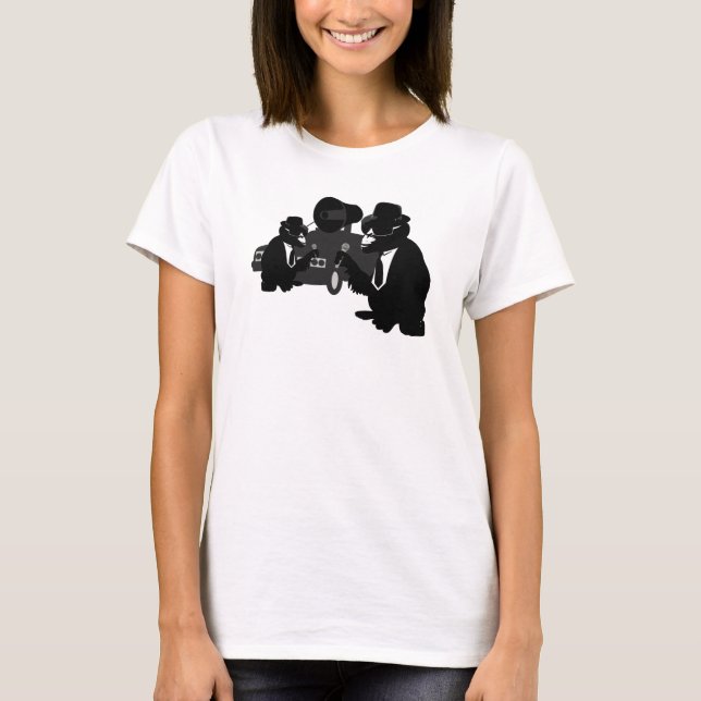 T-shirt blues the brothers monkey (Devant)