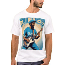 T-shirt Blues Vibe : Ressentez le rythme