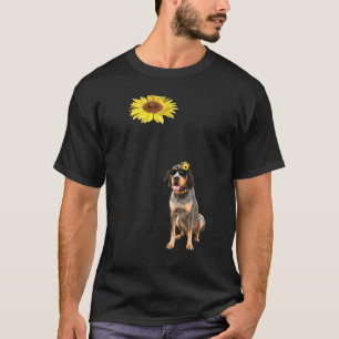 T-shirt Bluetick Coonhound Mes amis Mon soleil