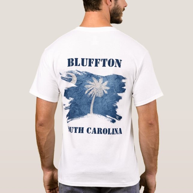 T-shirt Bluffton Caroline du Sud Pays Bas Neutre Hommes et (Dos)
