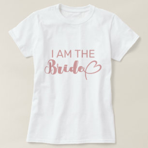 T-shirt Blush Pink Je Suis La Mariée Bachelorette Groupe P