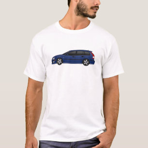 T-shirt bluu aérien de kombi
