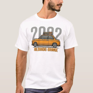 T-shirt BMW 2002 orange Colorado   BMW vintage