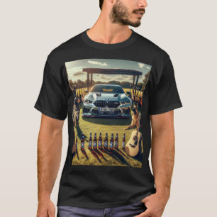 T-shirt BMW Bière, guitares et chiens