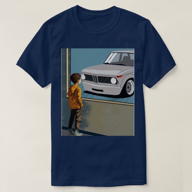T-shirt Bmw e10 2002 Rêve pour enfants (Design devant)