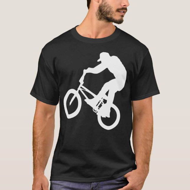 T-shirt BMX BICYCLE adrénaline biker (Devant)