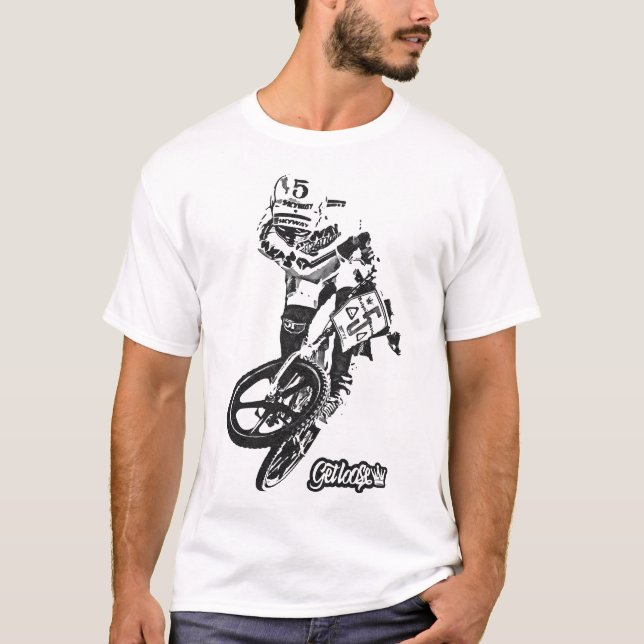 T-shirt bmx de l'ancienne école (Devant)