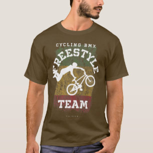 T-shirt BMX Freestyle Vélo Guinée Drapeau Vélo BMX