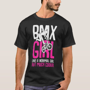 T-shirt BMX Girl Rider Vélo Stunt Racing Enfants Girl