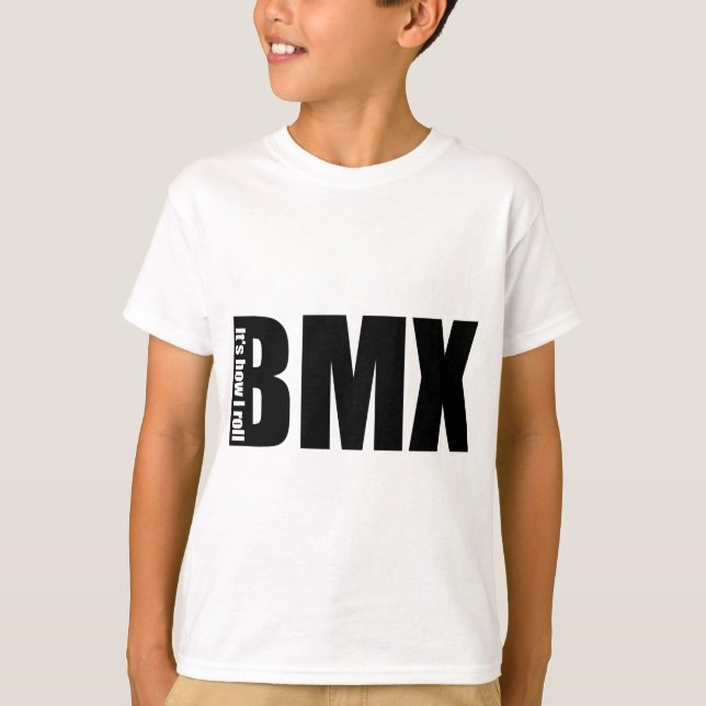 T-shirt BMX - Il est comment je roule (Devant)